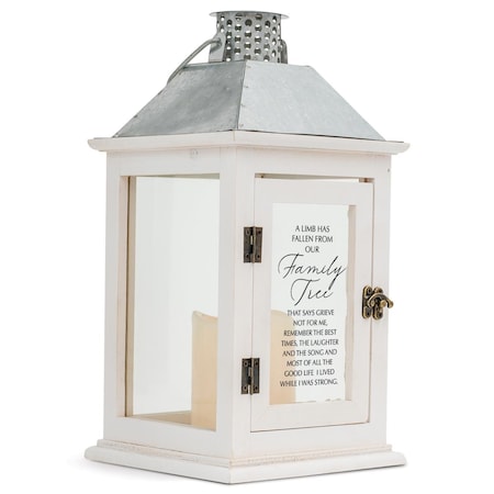 Cottage Garden A Limb Has Fallen From Our Family Tree Lantern LTN199W